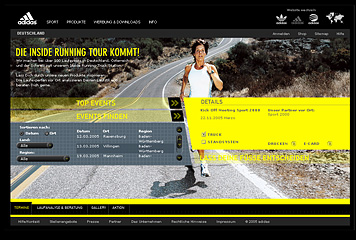 inside running